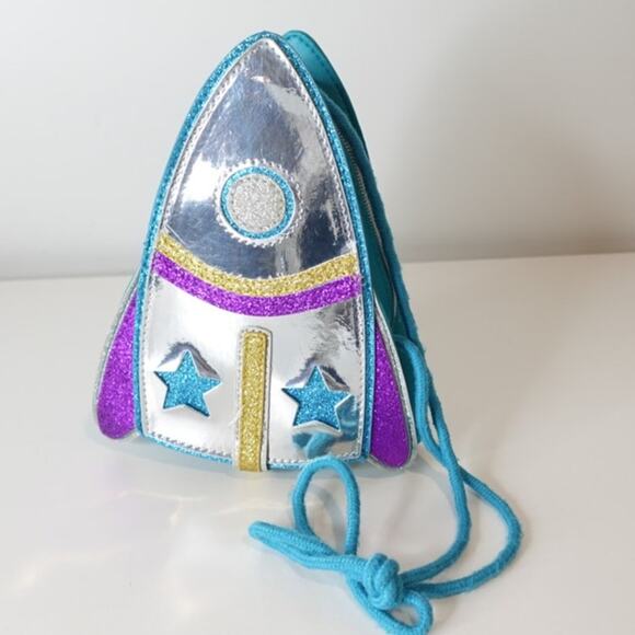 unknown | Bags | Flash Sale Metallic Rocketship Bag Purse | Poshmark